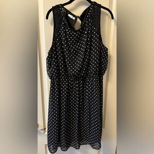 Maurice's Plus Size 2 Polk-Dot Dress with Elastic Waist